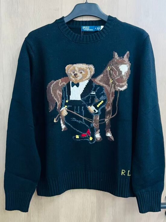 Polo Ralph Lauren Sweaters - Polo Ralph Lauren Bear Horse Knit Sweater